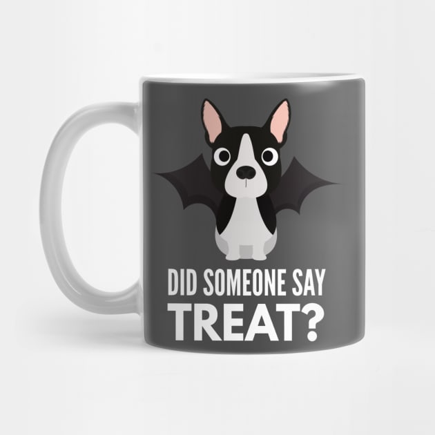 Boston Terrier Halloween Trick or Treat by DoggyStyles